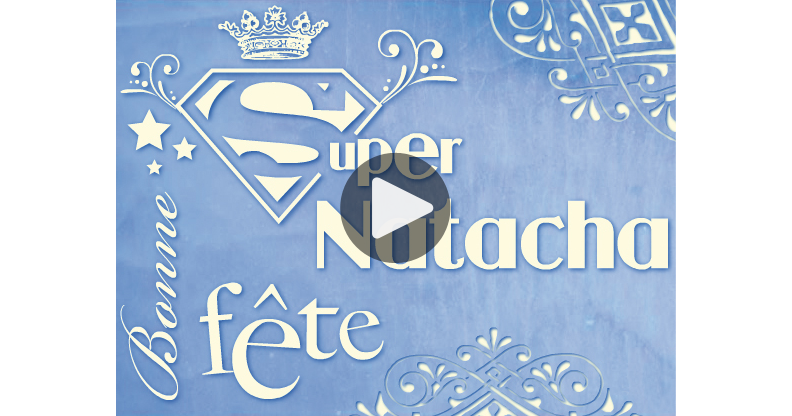 Ma Carte Bonne Fete Natacha 26 Aout