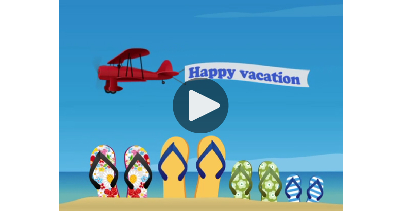 My card - Happy Vacation