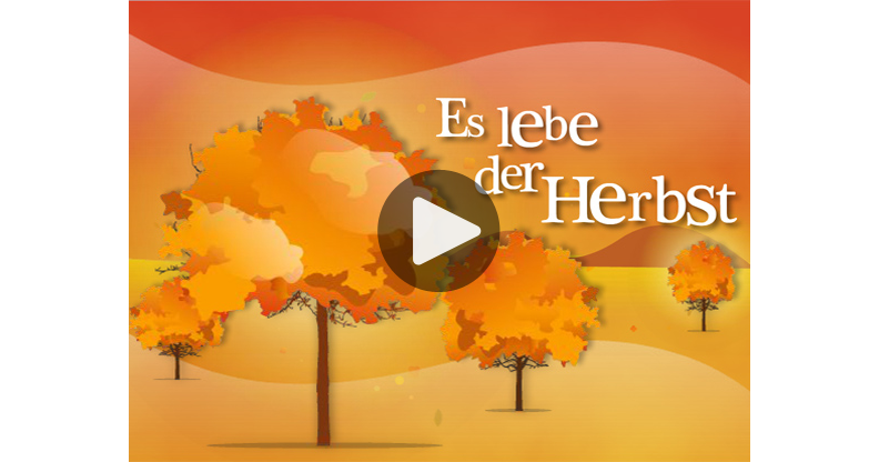 Meine Karte Wenn der Sommer zu Ende geht... Es lebe der Herbst