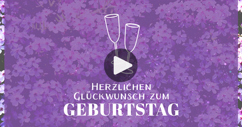 Meine Karte - Herzlichen Glückwunsch zum Geburtstag