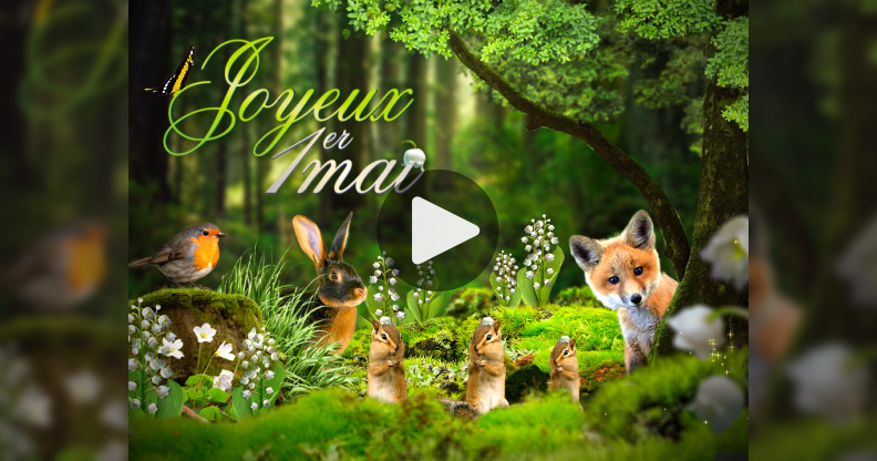 Ma Carte La Foret Fete Le Muguet