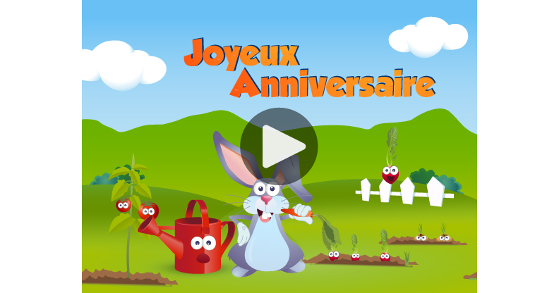 Cartes Anniversaire Enfants virtuelles gratuites 