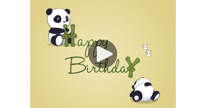 carte panda avec ballon pour un magnifique joyeux anniversaire Carte danniversaire à personnaliser avec lâge et le prénom de lenfant carte anniversaire garcon fille 