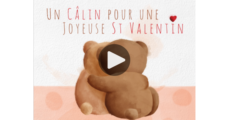 Ma Carte Calin De La Saint Valentin Ma Carte Calin De La Saint Valentin