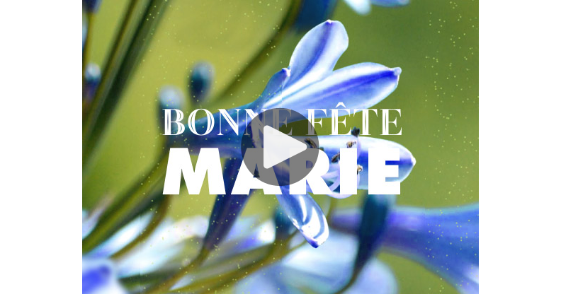 Ma Carte Bonne Fete Marie 15 Aout