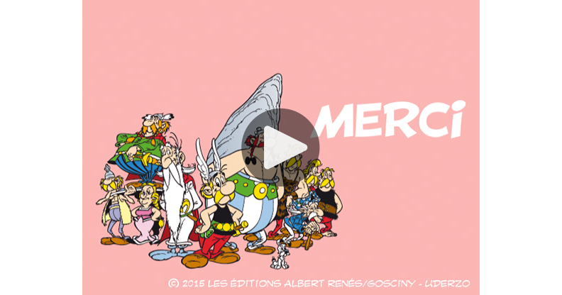 Ma Carte Merci Avec Asterix Et Obelix