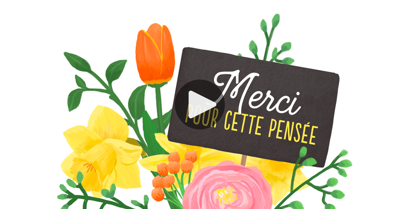 Ma Carte Merci Pour Cette Pensee