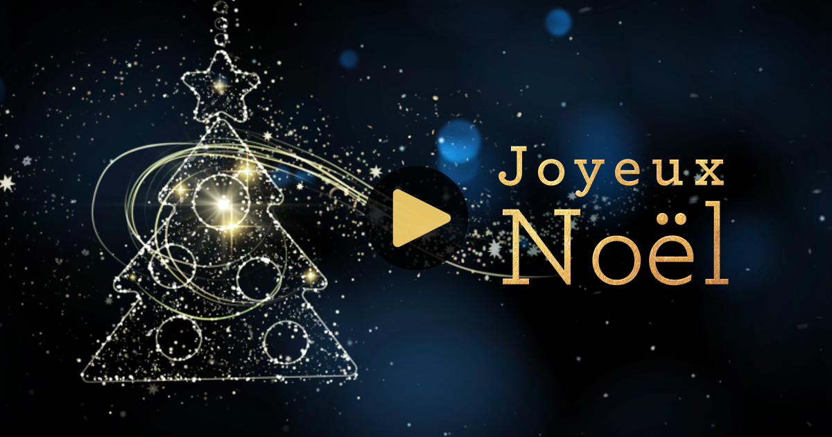 Ma carte - Noël scintillant
