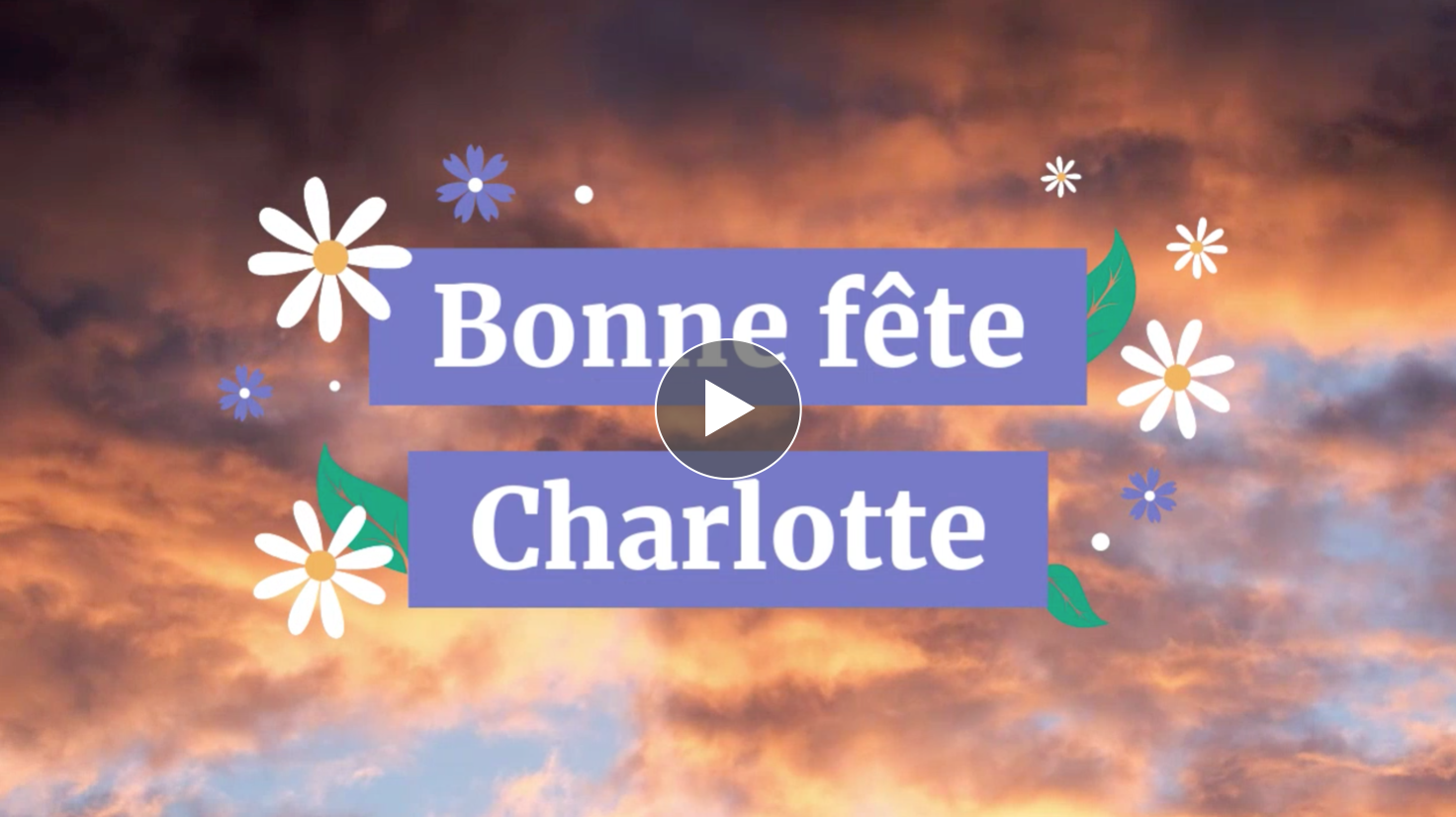 Ma Carte Bonne Fete Charlotte