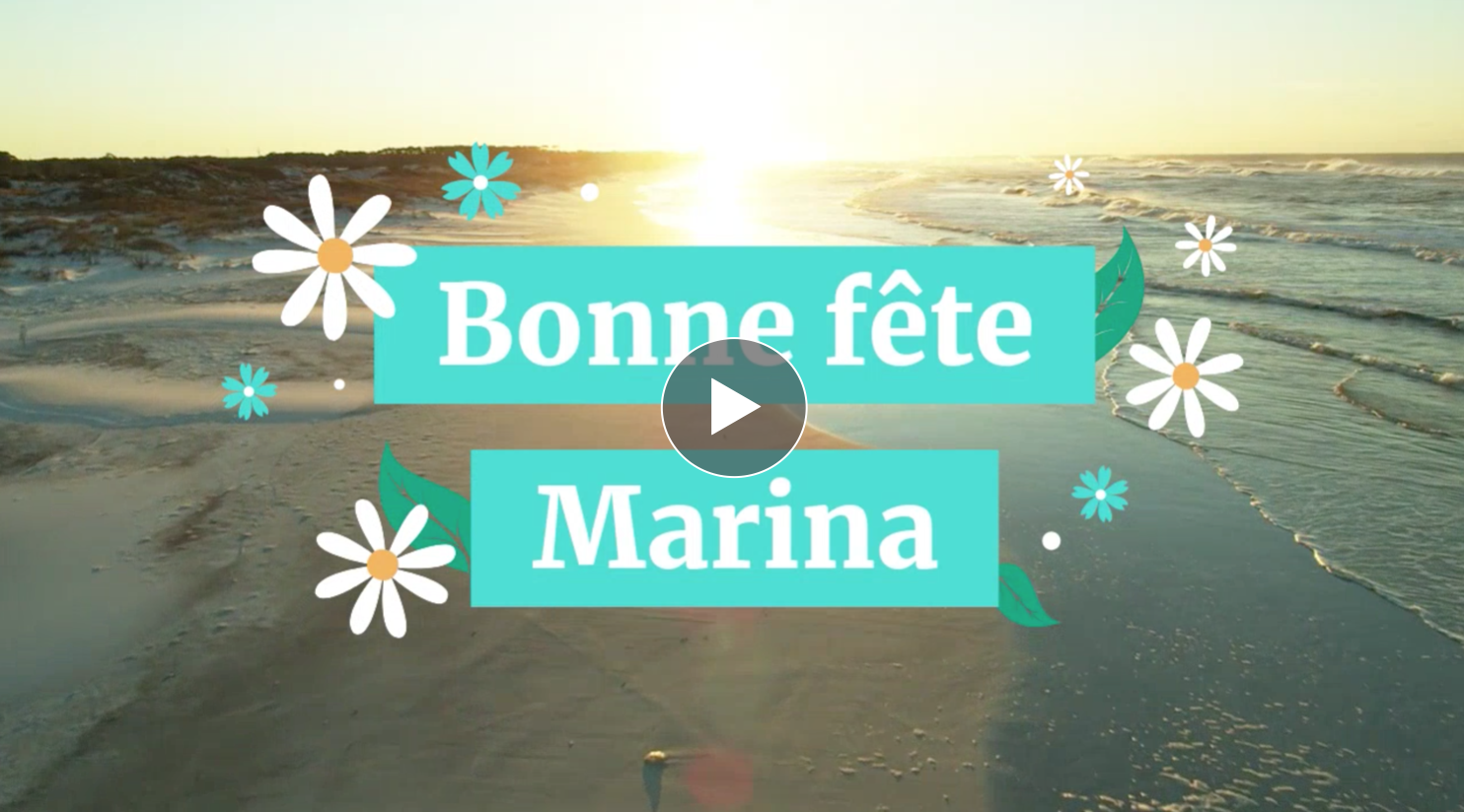 Ma Carte Bonne Fete Marina