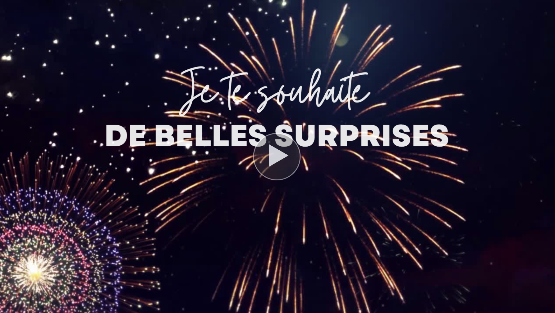 Ma carte De belles surprises...