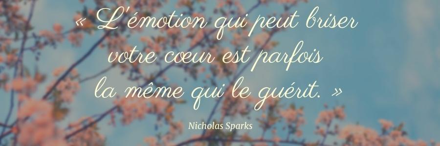 Une citation de Nicholas Sparks