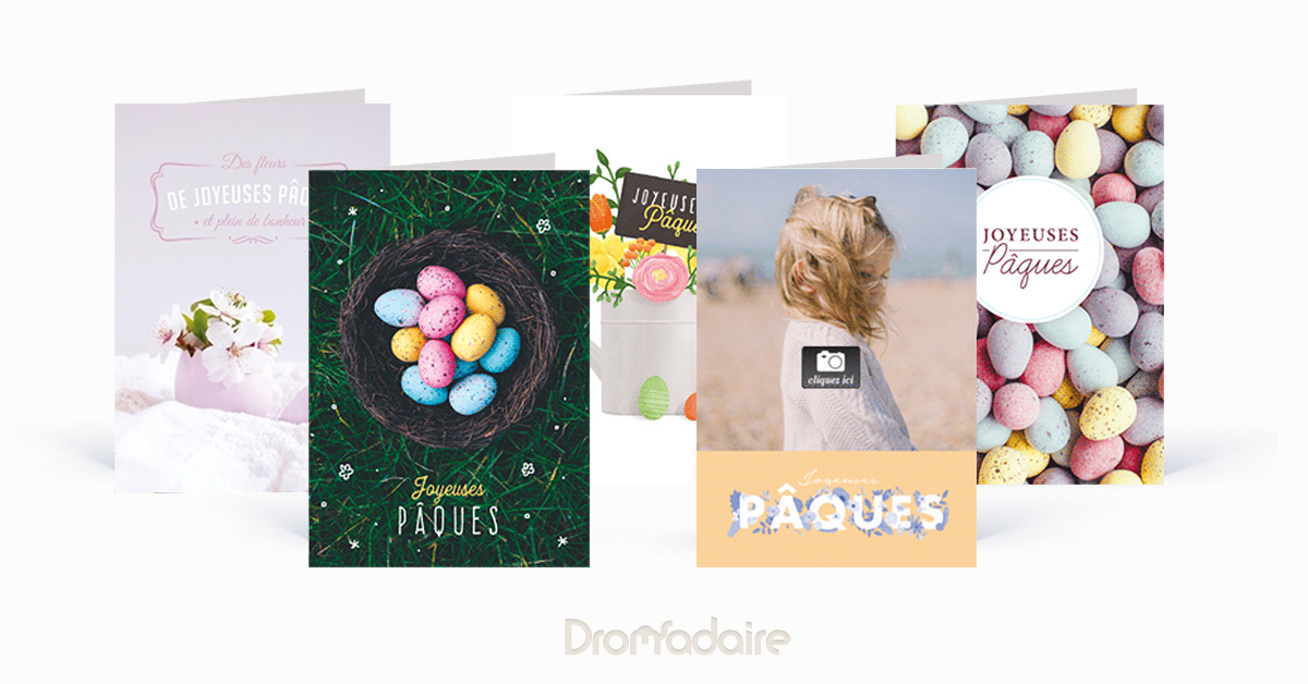 Cartes papier Joyeuses Pâques Dromadaire