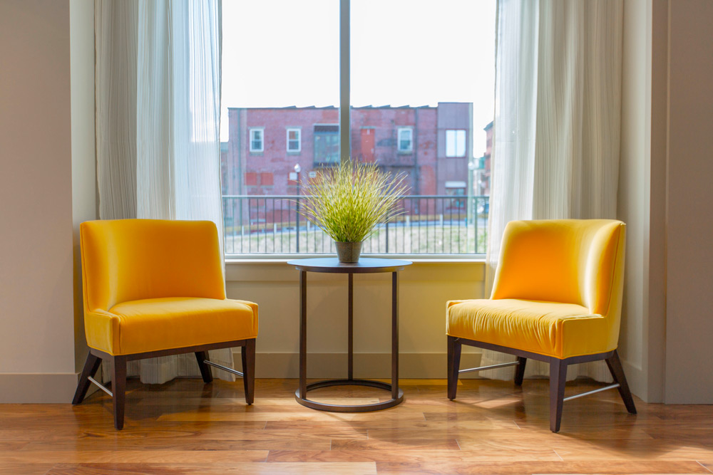 Fauteuils jaune