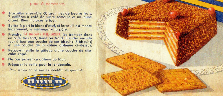 Une recette de gâteau