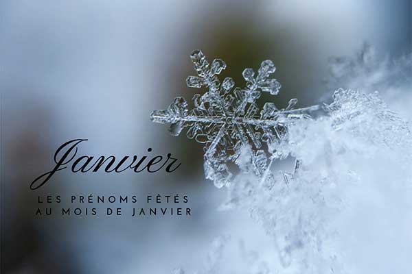 Prénoms fêtés au mois de janvier