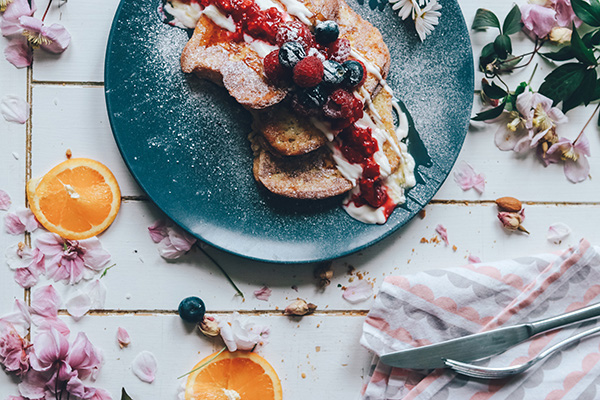 Pain perdu aux fruits