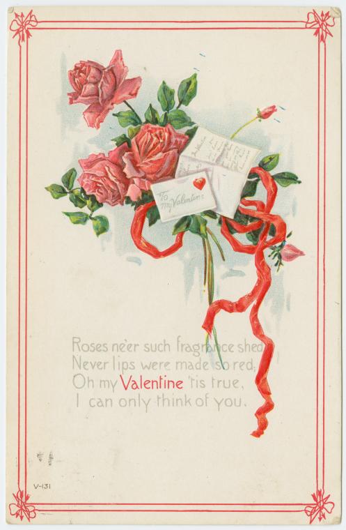 Carte postale ancienne : St Valentin