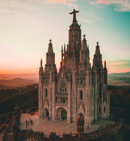 Temple du Tibidabo, Barcelone, Espagne