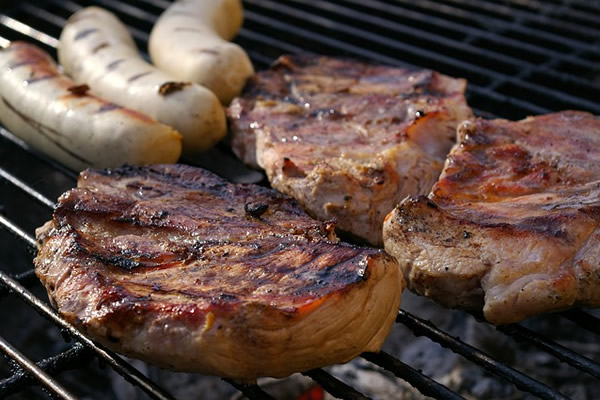 Viande grillée